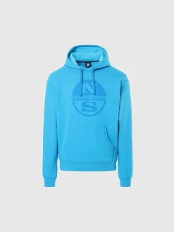 Outlet^North Sails 'Maxi Logo Hoodie TURQUOISE