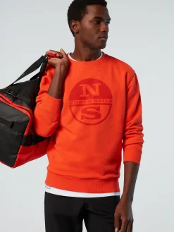 Outlet^North Sails 'Maxi Logo Sweatshirt BRIGHT ORANGE