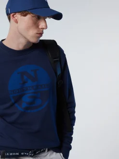 Outlet^North Sails 'Maxi Logo Sweatshirt NAVY BLUE