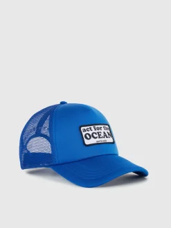 Accessories^North Sails 'Neoprene Trucker Hat SURF BLUE
