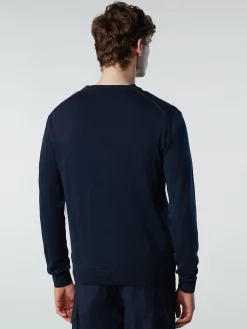 Outlet^North Sails 'Organic Cotton Cardigan NAVY BLUE