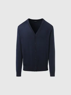 Outlet^North Sails 'Organic Cotton Cardigan NAVY BLUE