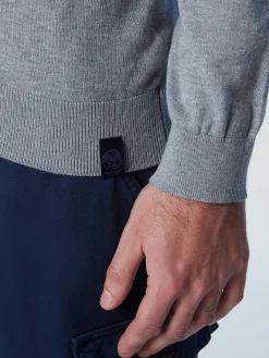 Outlet^North Sails 'Organic Cotton Cardigan GREY MELANGE