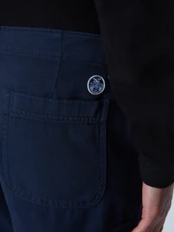 Outlet^North Sails 'Organic Cotton Cargo Shorts NAVY BLUE