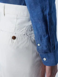 Outlet^North Sails 'Organic Cotton Chino Shorts WHITE