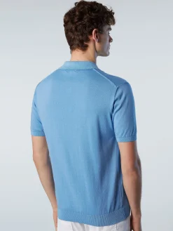 Outlet^North Sails 'Organic Cotton Polo Shirt CORNFLOWER BLUE