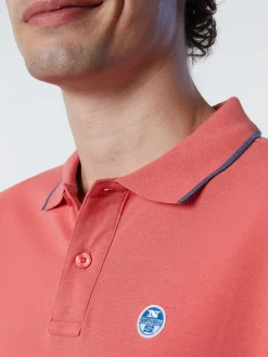 Outlet^North Sails 'Organic Cotton Polo Shirt SPICED CORAL