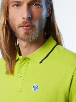 Outlet^North Sails 'Organic Cotton Polo Shirt LIME