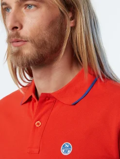 Outlet^North Sails 'Organic Cotton Polo Shirt BRIGHT ORANGE