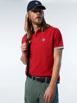 Outlet^North Sails 'Organic Cotton Polo Shirt RED