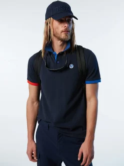 Outlet^North Sails 'Organic Cotton Polo Shirt NAVY BLUE