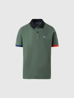 Outlet^North Sails 'Organic Cotton Polo Shirt MILITARY GREEN