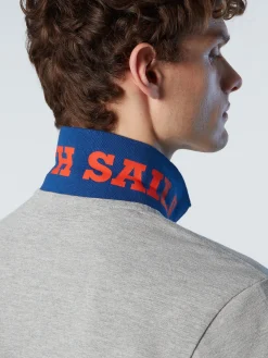 Outlet^North Sails 'Organic Cotton Polo Shirt GREY MELANGE