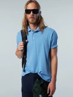 Outlet^North Sails 'Organic Cotton Polo Shirt CORNFLOWER BLUE