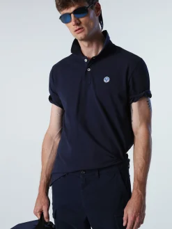 Outlet^North Sails 'Organic Cotton Polo Shirt NAVY BLUE