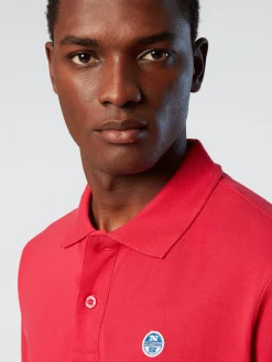 Outlet^North Sails 'Organic Cotton Polo Shirt BARBERRY RED
