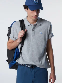Outlet^North Sails 'Organic Cotton Polo Shirt GREY MELANGE