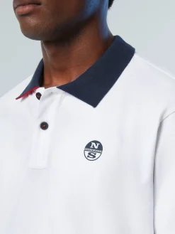 Outlet^North Sails 'Organic Cotton Polo Shirt WHITE