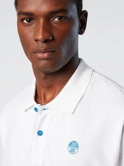 Outlet^North Sails 'Organic Cotton Polo Shirt WHITE