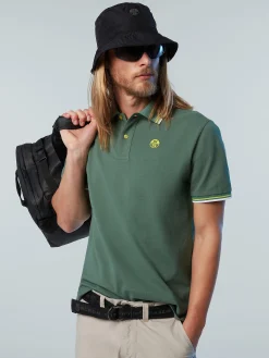 Outlet^North Sails 'Organic Cotton Polo Shirt MILITARY GREEN