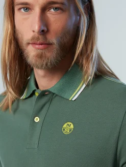 Outlet^North Sails 'Organic Cotton Polo Shirt MILITARY GREEN