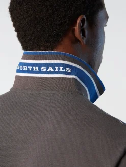Outlet^North Sails 'Organic Cotton Polo Shirt ASPHALT