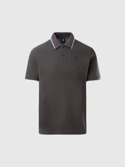 Outlet^North Sails 'Organic Cotton Polo Shirt ASPHALT