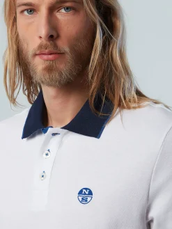 Outlet^North Sails 'Organic Cotton Polo Shirt WHITE