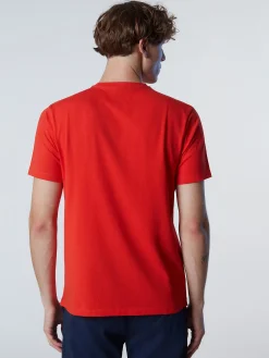Outlet^North Sails 'Organic Cotton T-shirt BRIGHT ORANGE