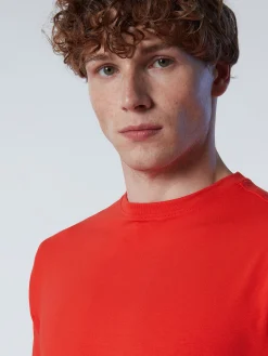 Outlet^North Sails 'Organic Cotton T-shirt BRIGHT ORANGE
