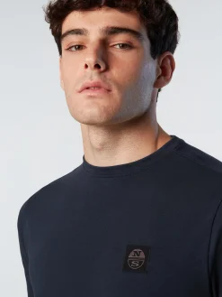 Outlet^North Sails 'Organic Cotton T-shirt NAVY BLUE