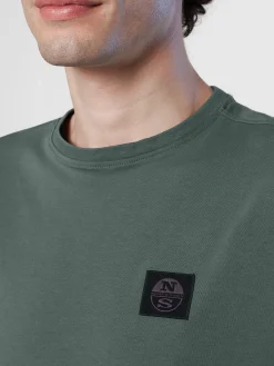 Outlet^North Sails 'Organic Cotton T-shirt MILITARY GREEN
