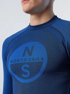 Mid & Baselayers|Mid & Baselayers^North Sails 'Performance Baselayer Top OCEAN BLUE