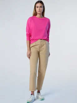 Trousers^North Sails 'Pleated Gabardine Chinos HONEY