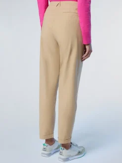 Trousers^North Sails 'Pleated Gabardine Chinos HONEY
