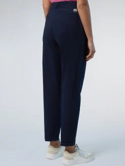 Trousers^North Sails 'Pleated Gabardine Chinos NAVY BLUE