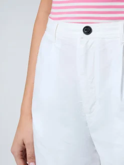 Trousers^North Sails 'Pleated Gabardine Chinos MARSHMALLOW