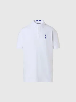 Polo Shirts^North Sails 'Polo Shirt With Collar Stripes WHITE