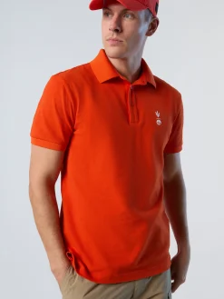 Polo Shirts^North Sails 'Polo Shirt With Collar Stripes PUREED PUMPKIN