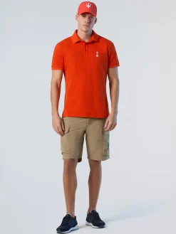 Polo Shirts^North Sails 'Polo Shirt With Collar Stripes PUREED PUMPKIN