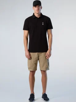 Polo Shirts^North Sails 'Polo Shirt With Collar Stripes BLACK
