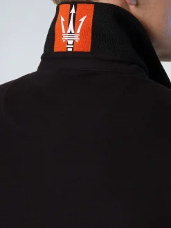 Polo Shirts^North Sails 'Polo Shirt With Collar Stripes BLACK