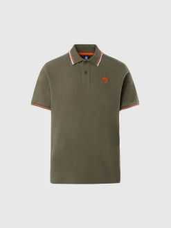 Polo Shirts^North Sails 'Polo Shirt With Embroidered Logo DUSTY OLIVE