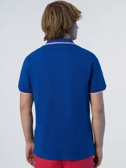 Polo Shirts^North Sails 'Polo Shirt With Embroidered Logo OCEAN BLUE
