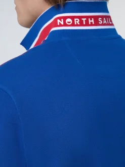 Polo Shirts^North Sails 'Polo Shirt With Embroidered Logo OCEAN BLUE
