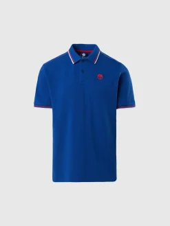 Polo Shirts^North Sails 'Polo Shirt With Embroidered Logo OCEAN BLUE