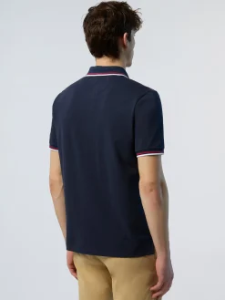 Polo Shirts^North Sails 'Polo Shirt With Embroidered Logo NAVY BLUE
