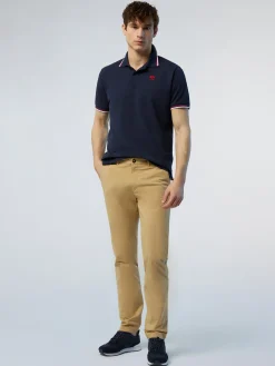 Polo Shirts^North Sails 'Polo Shirt With Embroidered Logo NAVY BLUE