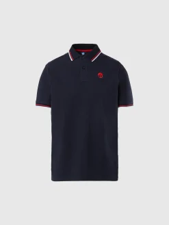 Polo Shirts^North Sails 'Polo Shirt With Embroidered Logo NAVY BLUE