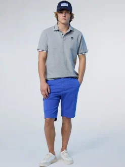 Polo Shirts^North Sails 'Polo Shirt With Embroidered Logo GREY MELANGE